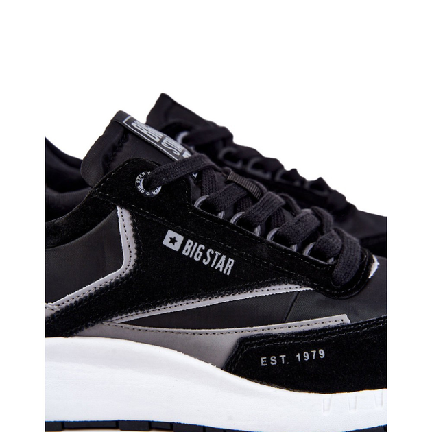 Buty sportowe na platformie do kostki Big Star KK174024 44 Czarne (5900714535322) - obraz 5