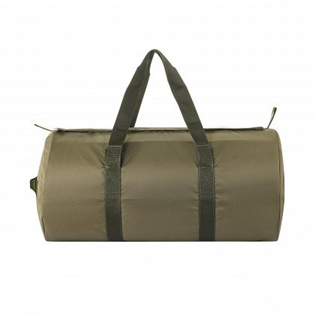 Сумка-баул/рюкзак M-Tac тактическая Оливковый цвет - 90 л (армейский вещмешок цилиндр) - изображение 2