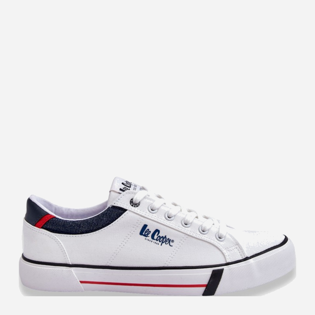 Trampki męskie niskie Lee Cooper LCW-23-31-1835M 45 Białe (5904292137244) - obraz 1