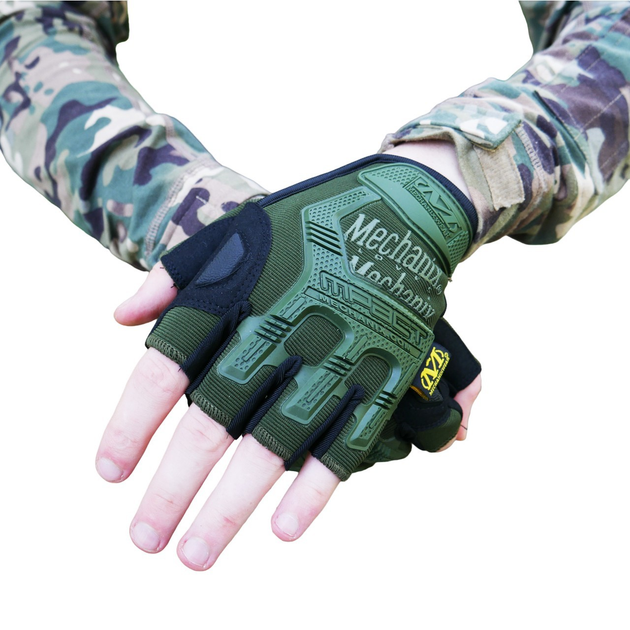 Беспалые перчатки Mechanix MXK-2 Олива XL - изображение 2