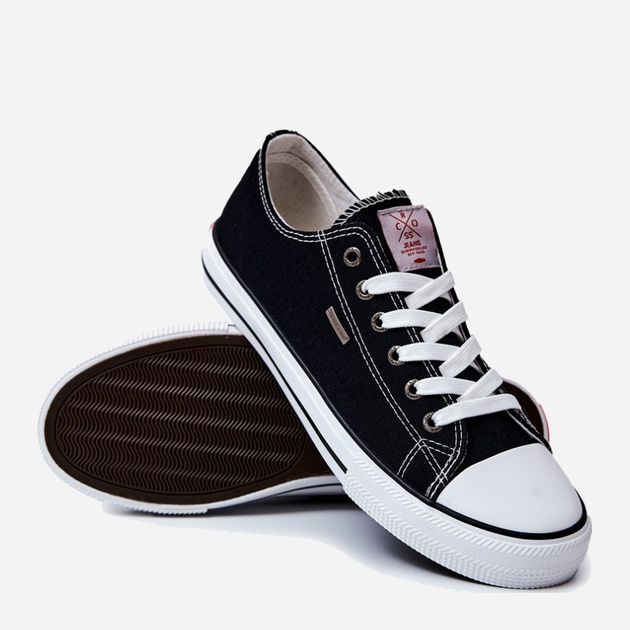 Чоловічі кеди низькі Cross Jeans JJ1R4003C 44 Чорні (8697319242188) - зображення 3
