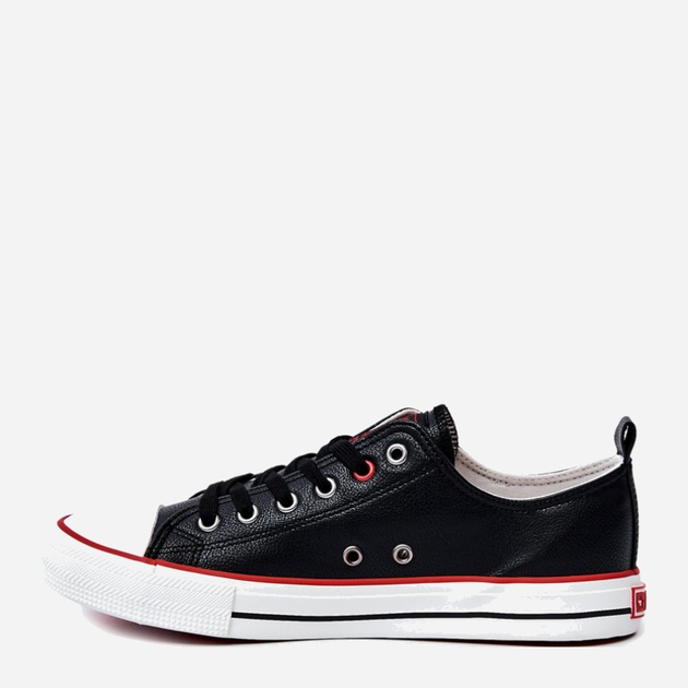Чоловічі кеди низькі Big Star JJ174068 42 Чорні з червоним і білим (5900714444761) - зображення 3