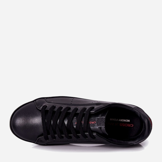 Sneakersy męskie do kostki Cross Jeans II1R4013C 42 Czarne (8697319152623) - obraz 4