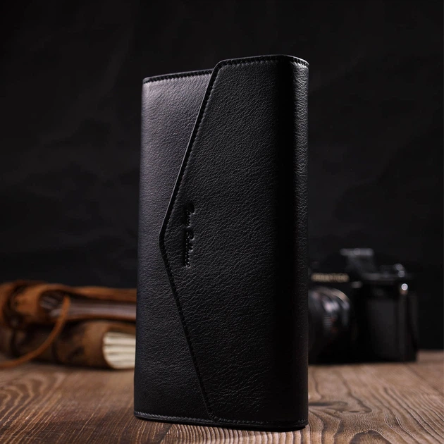 Женское вместительное портмоне из натуральной кожи Tony Bellucci Wallet 21976 Черный - Фото 7 Женское вместительное портмоне из натуральной кожи Tony Bellucci Wallet 21976 Черный - изображение 7