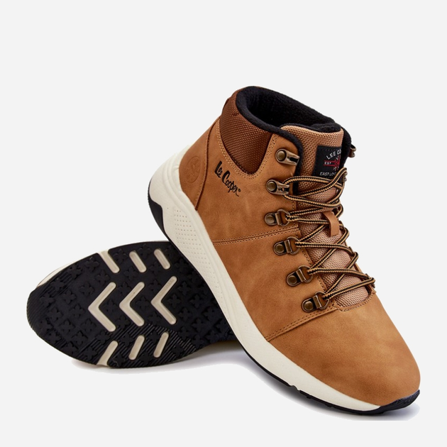 Zimowe buty trekkingowe męskie niskie Lee Cooper LCJ-22-31-1452 43 Camel (5904292125173) - obraz 2