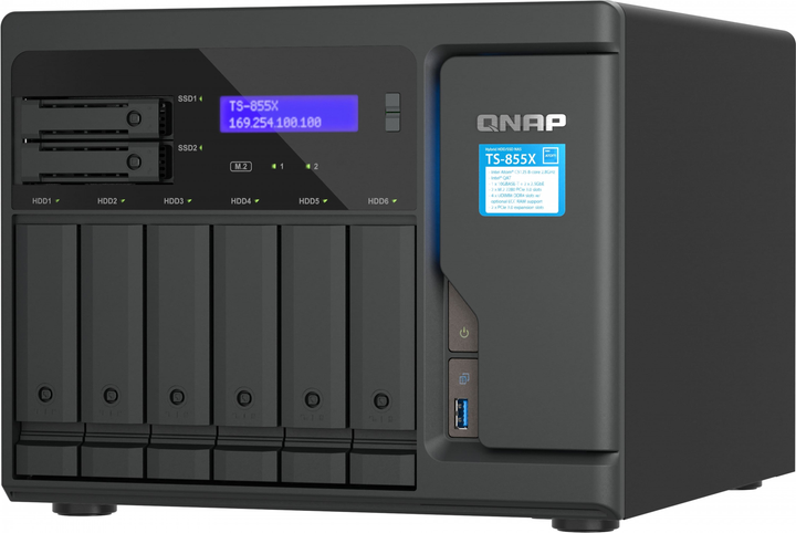 QNAP 10BAY TS-855X-8G - obraz 1