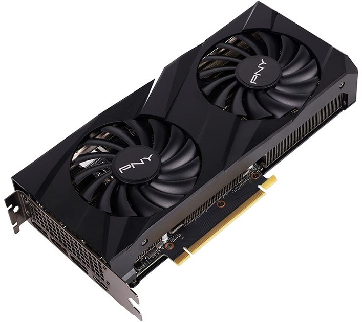 PNY PCI-Ex GeForce RTX 3060 Verto Dual Fan 12GB GDDR6 (192bit) (1320/15000) (3 x DisplayPort, 1 x HDMI) (VCG306012DFBPB1) - obraz 2