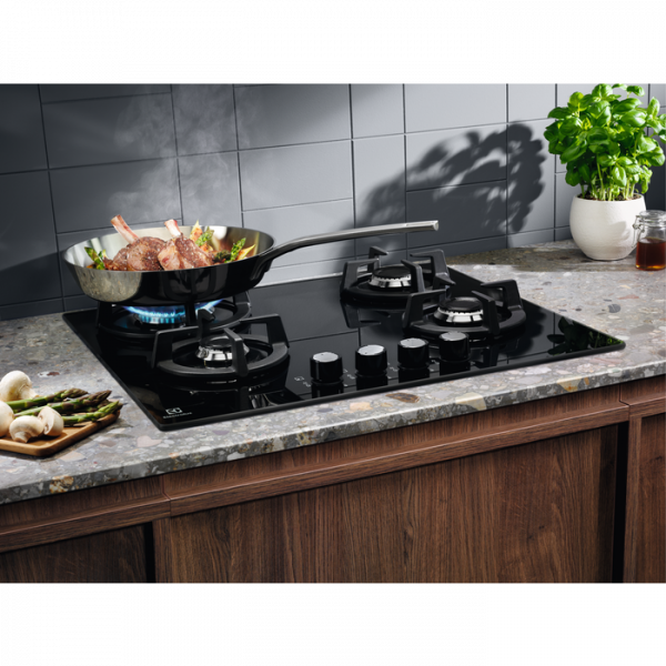 Газова варильна поверхня Electrolux kgg6437k чорний - зображення 8