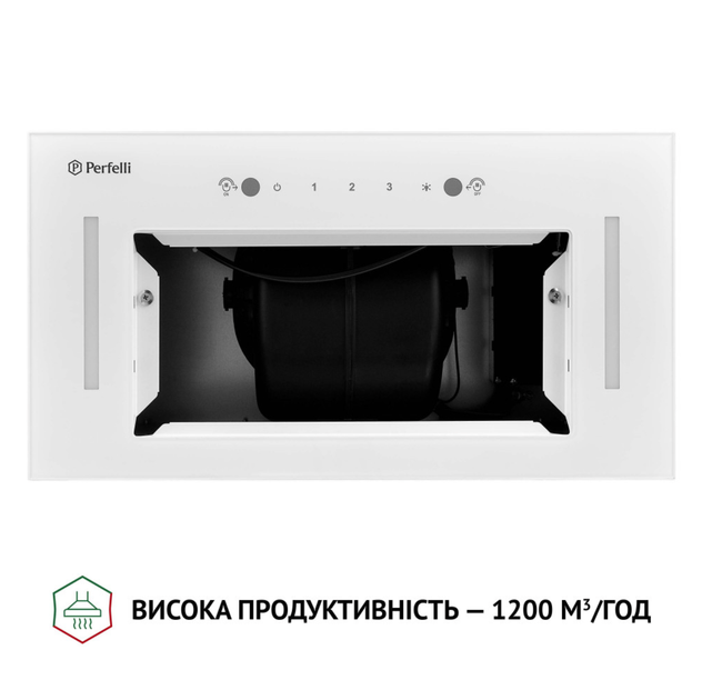 Вытяжка полновстраиваемая Perfelli BIS 58844 WH 1200 LED - изображение 5