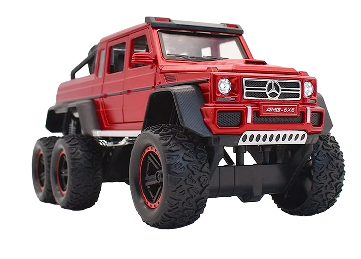 Машинка металева дитяча Mercedes-Benz G63 AMG 6×6 Auto Expert Premium Червоний - Фото 4 Машинка металева дитяча Mercedes-Benz G63 AMG 6×6 Auto Expert Premium Червоний - зображення 4