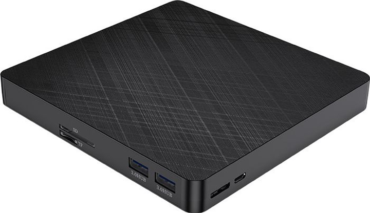 Zewnętrzny napęd Orico DVD USB 3.1 XD010-BK-BP + czytnik kart - obraz 3