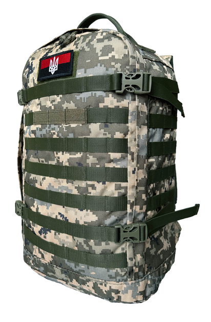 Тактический, штурмовой супер-крепкий рюкзак РБИ 5.15.b 32 литра пиксель - изображение 1