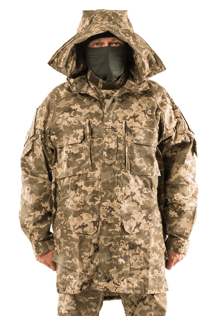 Куртка камуфляжна тактична для ЗСУ Brotherhood Gorka Піксель цифра 40-158 - зображення 1