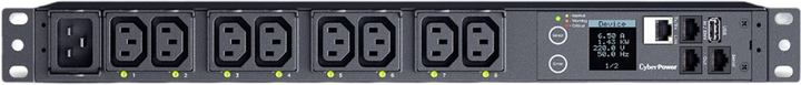 Розподільчий пристрій живлення CyberPower PDU41005 (Switched, 8x IEC C13, 16A) - зображення 1