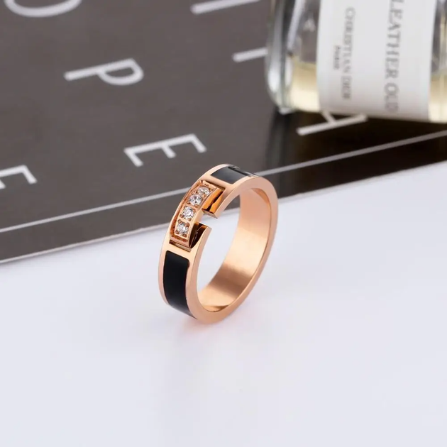 Женское кольцо No Brand 2280 золотистое размер 19 - изображение 2