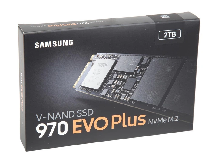 Samsung 970 EVO Plus 2TB × 2　4TB SSD Samsung 970 Evo Plus 2TB M.2 PCIe 3.0 x4 V-NAND MLC (MZ