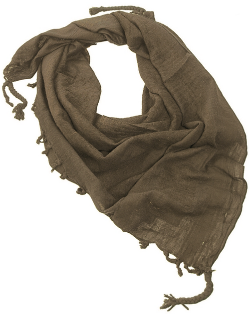 Арафатка шарф-шемаг тактичний 110x110см Хлопок Mil-Tec Універсальний Олива (12616000) - зображення 1