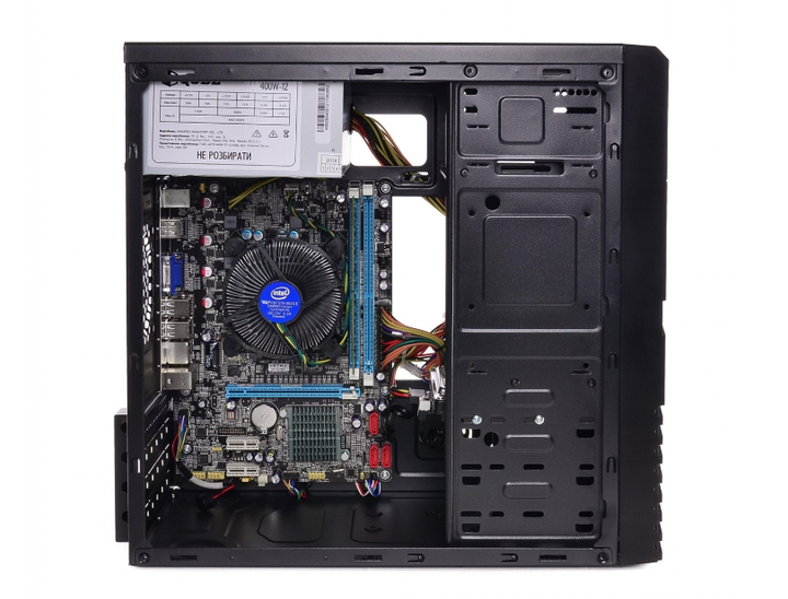Компьютер QUBE QB05M Tower / Intel Celeron G4900 (2 ядра по 3.1 GHz) / 8 GB DDR4 (2666 MHz) / 120 GB SSD / 400W / H310 - изображение 6