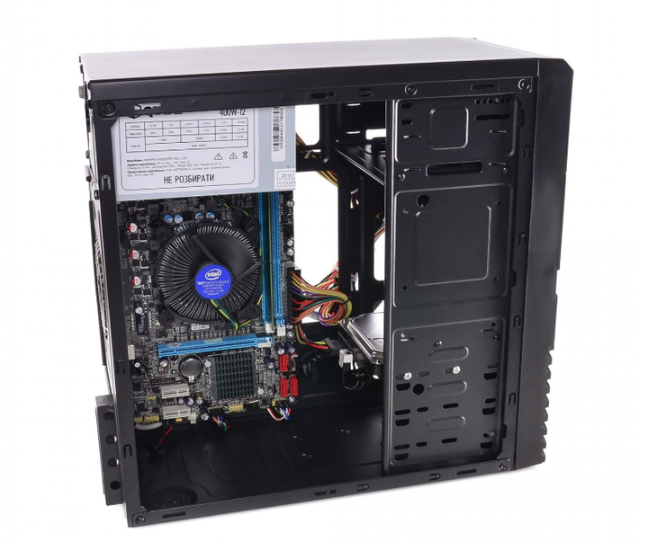 Компьютер QUBE QB05M Tower / Intel Celeron G4900 (2 ядра по 3.1 GHz) / 8 GB DDR4 (2666 MHz) / 120 GB SSD / 400W / H310 - изображение 7
