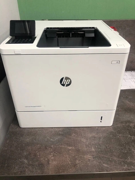 Принтер HP LaserJet Managed E60055 / Лазерная монохромная печать / 1200x1200 dpi / A4 / 52 стр/мин / Ethernet, USB 2.0 б/у - изображение 2