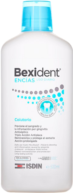 Ополіскувач для порожнини рота Isdin Bexident Gum Care Mouthwash 500 ml (8470001521972) - зображення 1