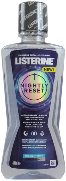 Płyn do płukania ust działa w nocy Listerine Nightly Reset Mouthwash 400ml (3574661401126) - obraz 1