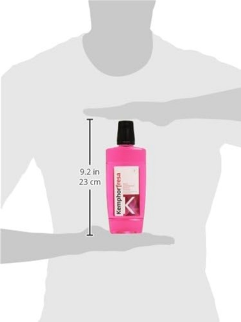 Płyn do płukania ust Kemphor Strawberry Mouthwash 500 ml (8410496025005) - obraz 3