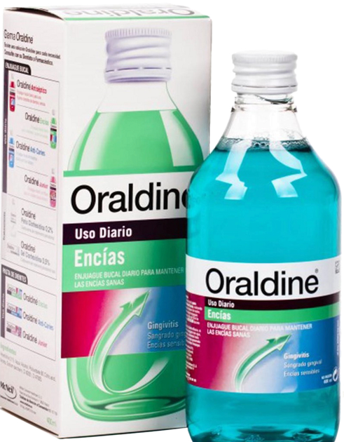 Ополіскувач для порожнини рота Oraldine Gums Mouthwash 400 ml (8470001571687) - зображення 1