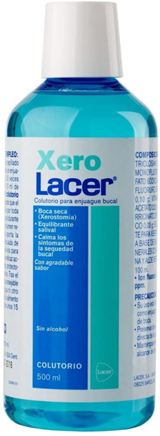 Ополіскувач для порожнини рота Xerolacer Mouthwash 500 ml (8470003731003) - зображення 1