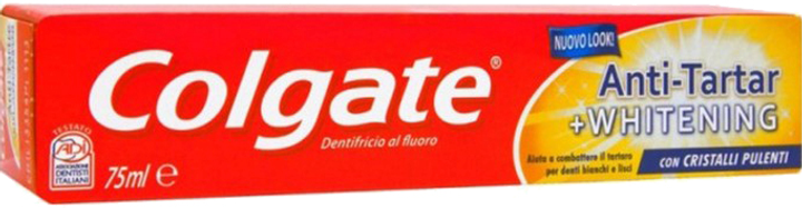 Зубна паста Colgate Anti Tartar And Whitening Toothpaste 75 ml (8410372242304) - зображення 1