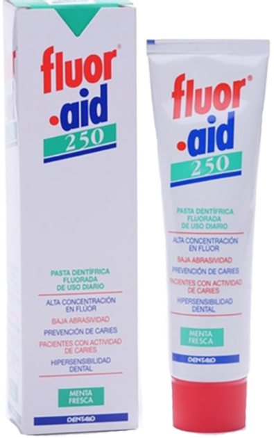 Pasta do zębów Fluor Aid Dentaid Fluor 250 Aid Toothpaste 100 ml (8427426030206) - obraz 1