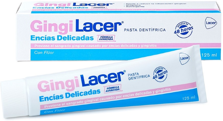 Зубна паста Gingilacer Delicate Gums Toothpaste With Fluoride 150 мл (8430340053275) - зображення 1