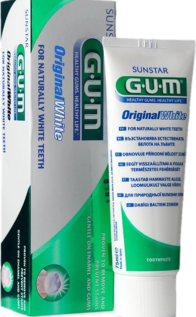 Зубна паста Gum Original White Toothpaste 75 ml (70942303132) - зображення 2