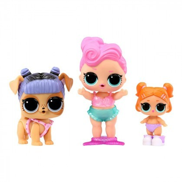 Кукла L.O.L. Surprise! OPP Tot + Pet + Lil Sis Уэйвс Канзас К9 Лил Битс ...