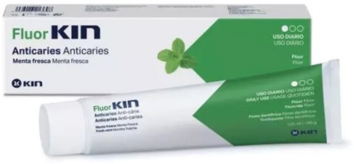 Зубна паста Kin Fluor Mint Toothpaste 125 ml (8470002576834) - зображення 1