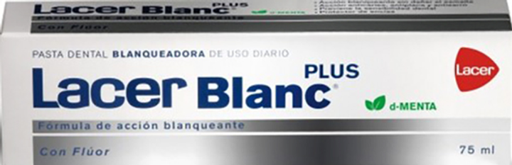 Зубна паста Lacer Blanc Plus Mint Whitening Toothpaste 75 ml (8470001691712) - зображення 1