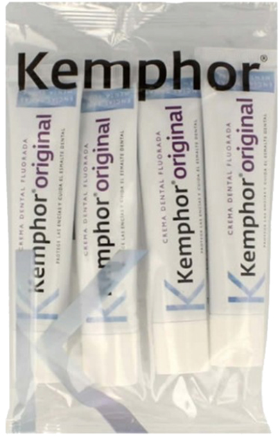 Zestaw do zębów Kemphor Original Toothpaste 4 x 25 ml (8410496001801) - obraz 1