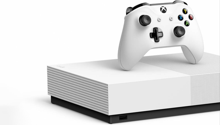 Набір Консоль Microsoft Xbox One S All-Digital Edition 1TB White Б/У + Геймпад Бездротовий Microsoft Xbox One Version 2 White Б/У - зображення 6