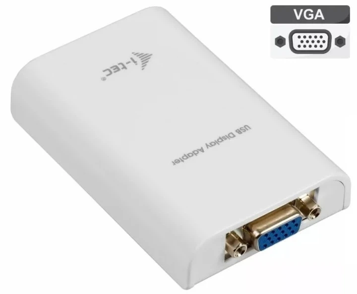 Адаптер i-Tec Advance USB-A to VGA White (8594047318263) - Фото 3 Адаптер i-Tec Advance USB-A to VGA White (8594047318263) - изображение 3