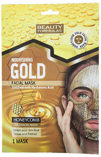 Живильна маска Beauty Formulas Golden Honeycomb 1шт. (5012251012904) - зображення 1