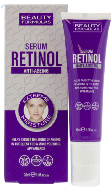 Serum do twarzy anti-ageing z retinolem Beauty Formulas 30ml (5012251013451) - obraz 1