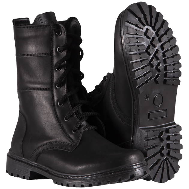 Берці тактичні польові полегшені черевики з вентиляцією для силових структур KOMBAT Чорний 46 (OR.M_1224) - зображення 1