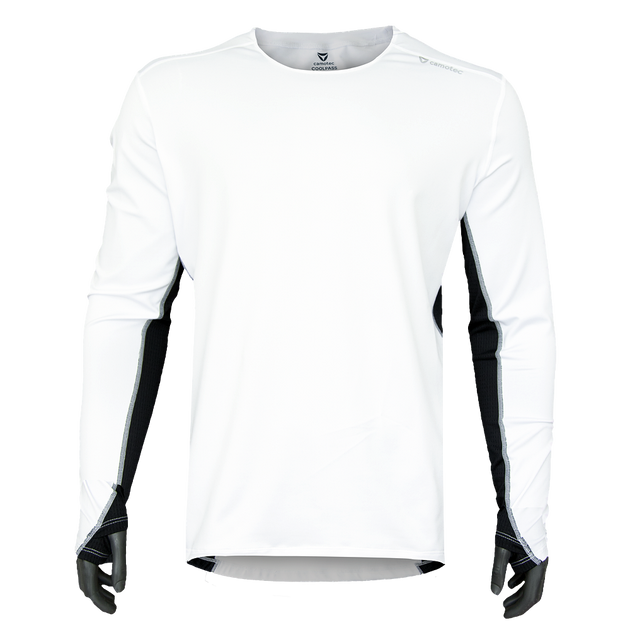 Лонгслів тактичний універсальний повсякденна футболка для занять спортом Білий S (OR.M_849) - зображення 1