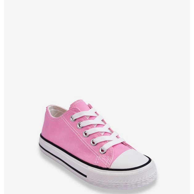 Дитячі кеди для дівчинки низькі Filemon 29 Рожеві (5905677124521) - зображення 7