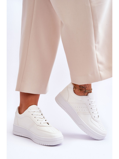 Sneakersy damskie z eko skóry Feel It 36 Białe (5905677123005) - obraz 7