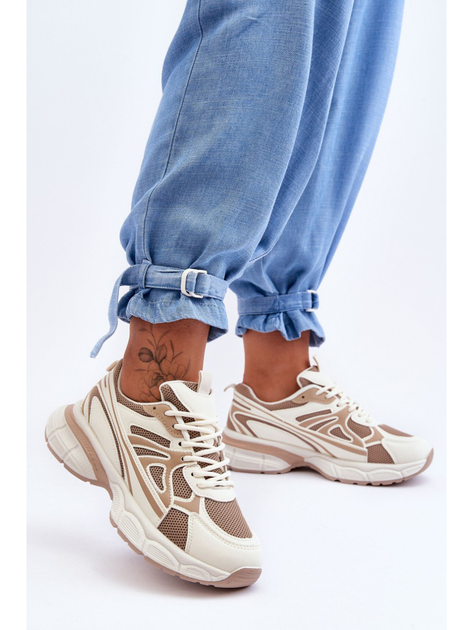 Buty sportowe damskie Emare 38 Beżowe (5905677438154) - obraz 3
