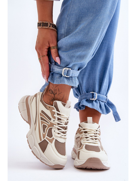 Buty sportowe damskie Emare 38 Beżowe (5905677438154) - obraz 6