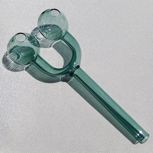 Стеклянная трубка для курения Капитан Флинт Oil Green Ø30 мм. (28270) - Фото 1 Стеклянная трубка для курения Капитан Флинт Oil Green Ø30 мм. (28270) - изображение 1