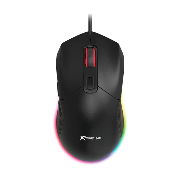 Миша ігрова провідна XTRIKE ME GM-316 Wired mouse |800-7200 6 Step DPI| black - Фото 2 Миша ігрова провідна XTRIKE ME GM-316 Wired mouse |800-7200 6 Step DPI| black - зображення 2