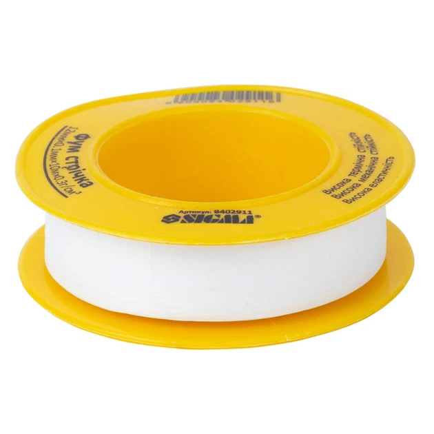 Фторопластовая (ФУМ) лента 0.1мм×12мм×10м SIGMA (8402911) - Фото 1 Фторопластовая (ФУМ) лента 0.1мм×12мм×10м SIGMA (8402911) - изображение 1
